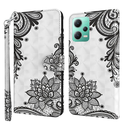 3D Painting Pattern Flip Leather Phone Case, For Xiaomi Redmi Note 12 4G Global, For Xiaomi Redmi Note 12 5G Global / Poco X5 5G