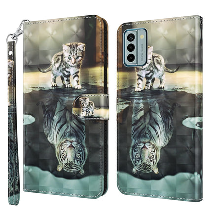3D Painting Pattern Flip Leather Phone Case, For Nokia G22