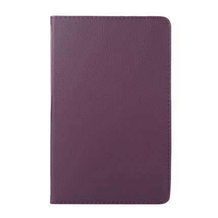 360 Degree Rotation Litchi Texture Tablet Leather Case with Holder, For Lenovo Tab M9