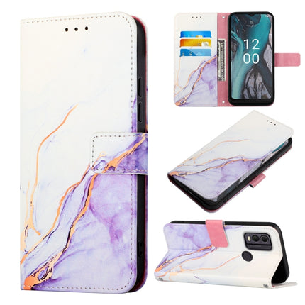 PT003 Marble Pattern Flip Leather Phone Case, For Nokia C22, For Nokia C32 TA-1534, For Nokia G22, For OPPO Find X6