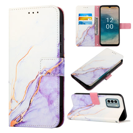 PT003 Marble Pattern Flip Leather Phone Case, For Nokia C22, For Nokia C32 TA-1534, For Nokia G22, For OPPO Find X6
