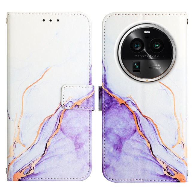 PT003 Marble Pattern Flip Leather Phone Case, For OPPO Find X6 Pro, For Realme 10 4G, For Realme 10 Pro 5G, For Realme 10 Pro+ 5G
