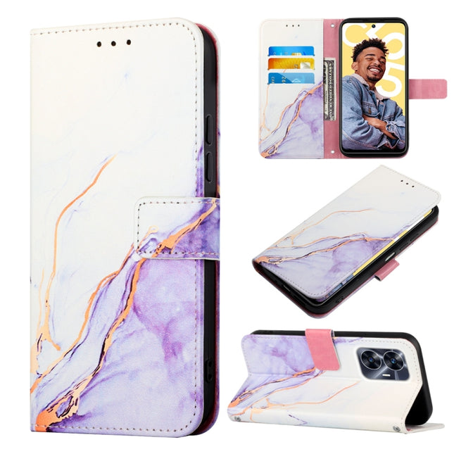 PT003 Marble Pattern Flip Leather Phone Case, For Realme C55, For Realme GT Neo 5 5G / GT3, For OPPO Reno8 T 5G / A1 Pro 5G Global, For Samsung Galaxy M14