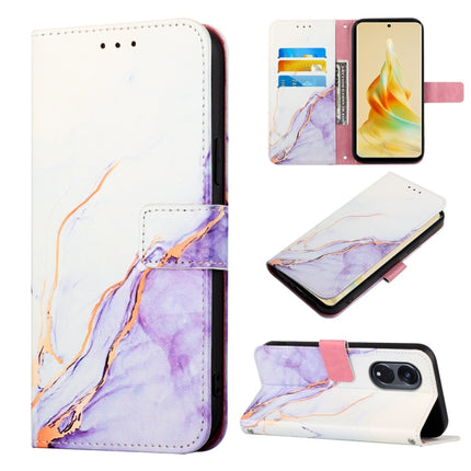PT003 Marble Pattern Flip Leather Phone Case, For Realme C55, For Realme GT Neo 5 5G / GT3, For OPPO Reno8 T 5G / A1 Pro 5G Global, For Samsung Galaxy M14
