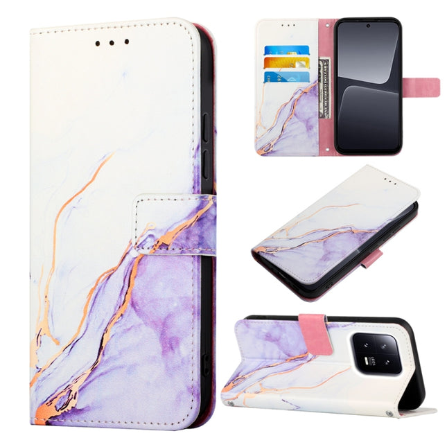PT003 Marble Pattern Flip Leather Phone Case, For Xiaomi 13 Pro, For Xiaomi Poco X5 Pro 5G
