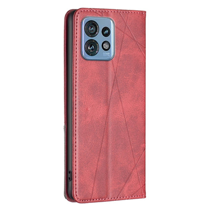 Rhombus Texture Magnetic Leather Phone Case, For Motorola Edge 40 Pro 5G / Moto X40 /X40 Pro