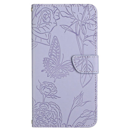 HT03 Skin Feel Butterfly Embossed Flip Leather Phone Case, For Motorola Moto G Power 2023, For Motorola Moto G Stylus 5G 2023, For Sony Xperia 1 V, For Sony Xperia 10 V
