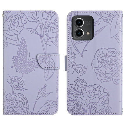HT03 Skin Feel Butterfly Embossed Flip Leather Phone Case, For Motorola Moto G Power 2023, For Motorola Moto G Stylus 5G 2023, For Sony Xperia 1 V, For Sony Xperia 10 V