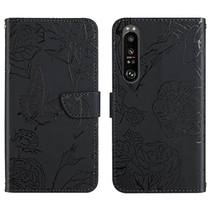 HT03 Skin Feel Butterfly Embossed Flip Leather Phone Case, For Motorola Moto G Power 2023, For Motorola Moto G Stylus 5G 2023, For Sony Xperia 1 V, For Sony Xperia 10 V