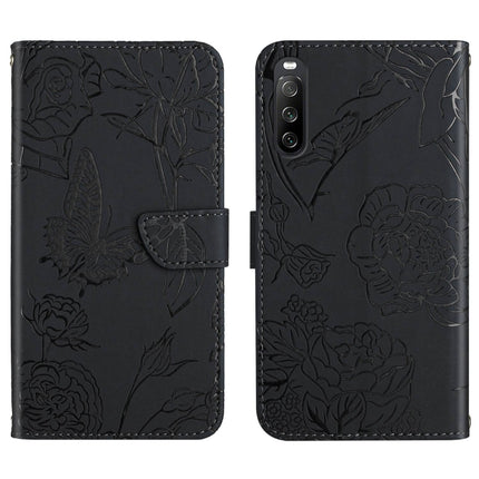 HT03 Skin Feel Butterfly Embossed Flip Leather Phone Case, For Motorola Moto G Power 2023, For Motorola Moto G Stylus 5G 2023, For Sony Xperia 1 V, For Sony Xperia 10 V