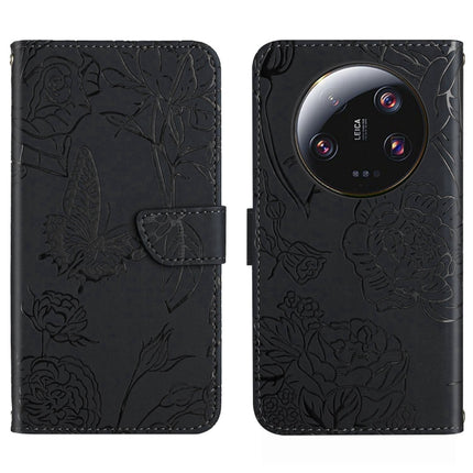 HT03 Skin Feel Butterfly Embossed Flip Leather Phone Case, For vivo V27, For Samsung Galaxy F14 5G Global, For Xiaomi 13 Ultra