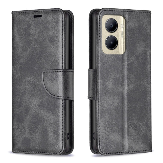 Lambskin Texture Pure Color Flip Leather Phone Case, For Nokia C12, For Nokia C22, For Nokia C32, For Realme C33