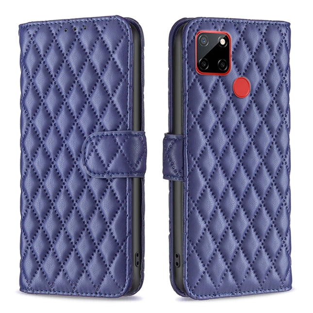 Diamond Lattice Wallet Flip Leather Phone Case, For Nokia C12, For Nokia C22, For Nokia C32, For Realme C33
