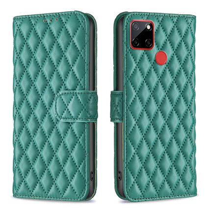 Diamond Lattice Wallet Flip Leather Phone Case, For Nokia C12, For Nokia C22, For Nokia C32, For Realme C33