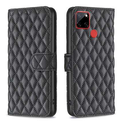 Diamond Lattice Wallet Flip Leather Phone Case, For Nokia C12, For Nokia C22, For Nokia C32, For Realme C33