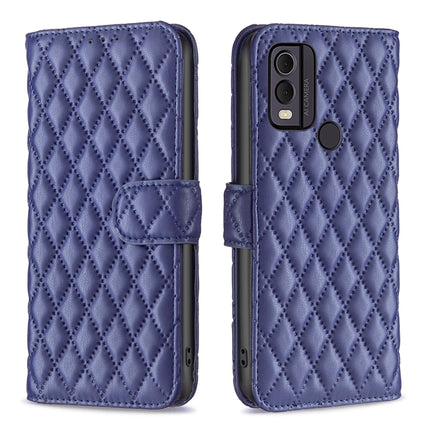 Diamond Lattice Wallet Flip Leather Phone Case, For Nokia C12, For Nokia C22, For Nokia C32, For Realme C33