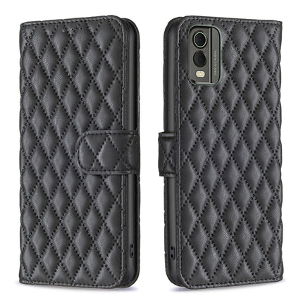 Diamond Lattice Wallet Flip Leather Phone Case, For Nokia C12, For Nokia C22, For Nokia C32, For Realme C33