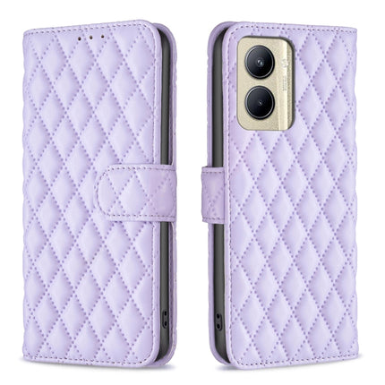 Diamond Lattice Wallet Flip Leather Phone Case, For Nokia C12, For Nokia C22, For Nokia C32, For Realme C33