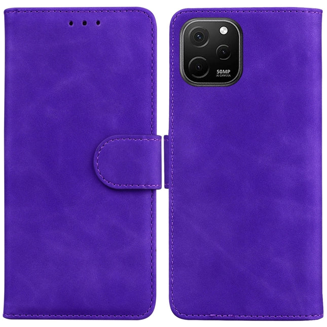 Skin Feel Pure Color Flip Leather Phone Case, For Huawei nova Y61 / Enjoy 50z, For Nokia G22, For Realme C55, For Samsung Galaxy M14