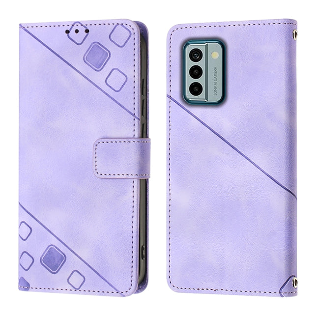 Skin-feel Embossed Leather Phone Case, For Nokia G22, For Xiaomi Poco C55 / Redmi 12C / 11A, For Xiaomi 13, For Xiaomi 13 Pro