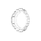 For Huami Amazfit T-Rex A1918 / Transparent White