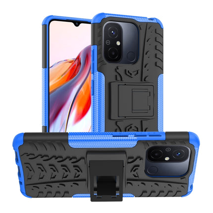 Tire Texture TPU + PC Phone Case with Holder, For Samsung Galaxy A24 4G, For Xiaomi Redmi 12C, For Xiaomi Poco C55, For Lenovo Tab M9