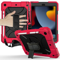 Shockproof  PC + Silicone Combination Case with Holder & Hand Strap & Shoulder strap, For iPad 10.2, For iPad Pro 11 (2020), For Samsung Galaxy Tab A 8.4 (2020)