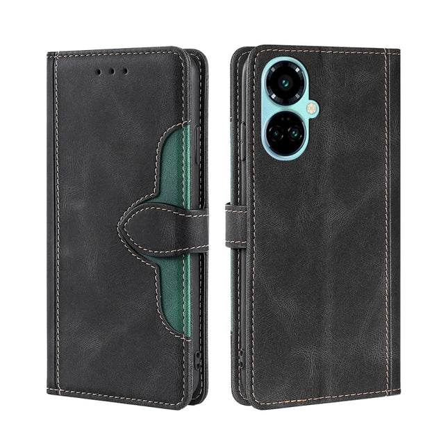 Skin Feel Magnetic Buckle Leather Phone Case, For Tecno Camon 19 / 19 Pro, For Tecno Camon 19 Neo, For Tecno Pop 6 Pro, For Tecno Pova 3, For Tecno Pova 4, For Tecno Pova 4 Pro