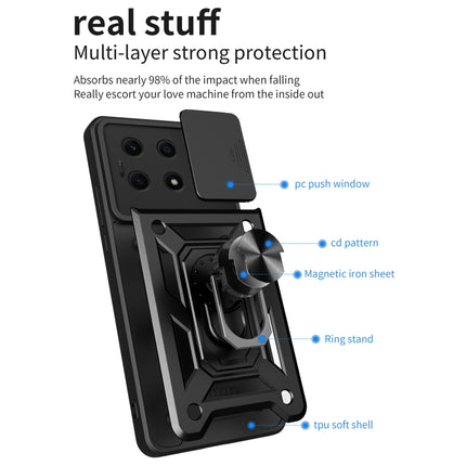 Sliding Camera Cover Design TPU + PC Phone Case, For Honor X8a 4G, For vivo V27e, For TCL 30 SE, For TCL 30 XE 5G, For TCL 30 Z