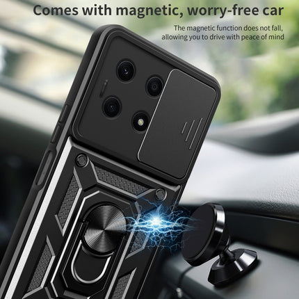 Sliding Camera Cover Design TPU + PC Phone Case, For Honor X8a 4G, For vivo V27e, For TCL 30 SE, For TCL 30 XE 5G, For TCL 30 Z