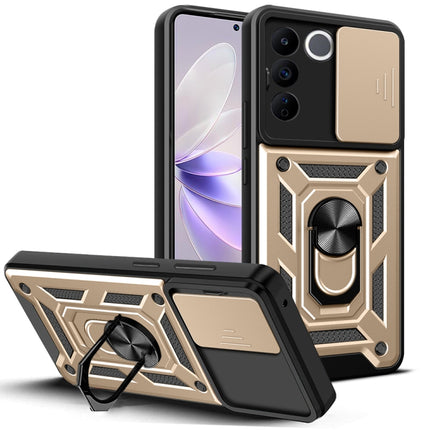 Sliding Camera Cover Design TPU + PC Phone Case, For Honor X8a 4G, For vivo V27e, For TCL 30 SE, For TCL 30 XE 5G, For TCL 30 Z