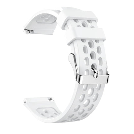 Solid Color Round Hole Silicone Watch Band, For Huawei Watch GT 2e