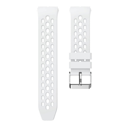 Solid Color Round Hole Silicone Watch Band, For Huawei Watch GT 2e