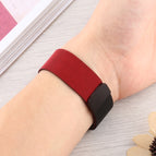 For Apple Watch Series 7 45mm / 6 & SE & 5 & 4 44mm / 3 & 2 & 1 42mm / Red+Black