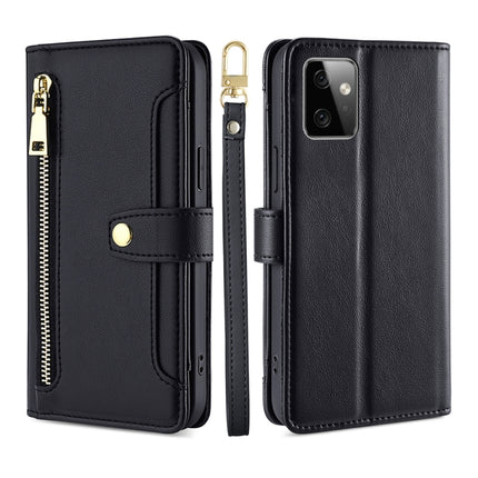 Sheep Texture Cross-body Zipper Wallet Leather Phone Case, For Motorola Moto G Power 2023, For vivo S16e, For vivo Y100 5G, For OPPO Find X6 5G