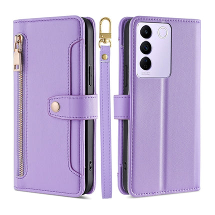 Sheep Texture Cross-body Zipper Wallet Leather Phone Case, For Motorola Moto G Power 2023, For vivo S16e, For vivo Y100 5G, For OPPO Find X6 5G