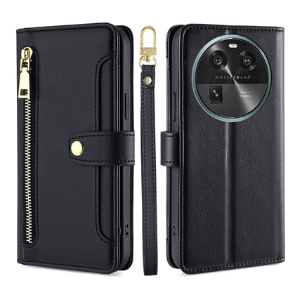 Sheep Texture Cross-body Zipper Wallet Leather Phone Case, For Motorola Moto G Power 2023, For vivo S16e, For vivo Y100 5G, For OPPO Find X6 5G