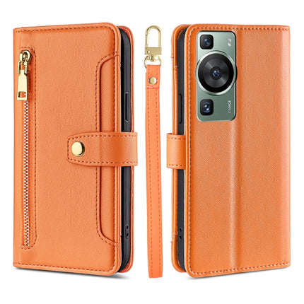Sheep Texture Cross-body Zipper Wallet Leather Phone Case, For Xiaomi Redmi Note 12 4G Global, For Huawei P60 / P60 Pro, For Nokia G22, For Honor Magic5
