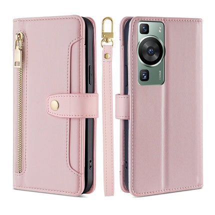 Sheep Texture Cross-body Zipper Wallet Leather Phone Case, For Xiaomi Redmi Note 12 4G Global, For Huawei P60 / P60 Pro, For Nokia G22, For Honor Magic5