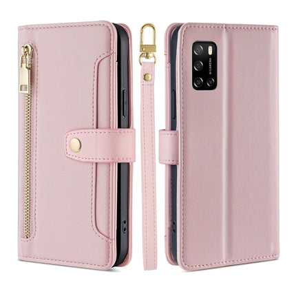 Sheep Texture Cross-body Zipper Wallet Leather Phone Case, For Xiaomi Redmi Note 12 4G Global, For Huawei P60 / P60 Pro, For Rakuten Big S, For Rakuten Hand 4G
