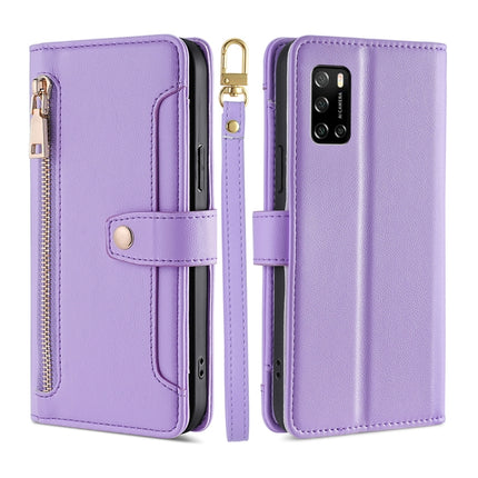 Sheep Texture Cross-body Zipper Wallet Leather Phone Case, For Xiaomi Redmi Note 12 4G Global, For Huawei P60 / P60 Pro, For Rakuten Big S, For Rakuten Hand 4G