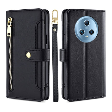 Sheep Texture Cross-body Zipper Wallet Leather Phone Case, For Nokia G22, For Honor Magic5, For Honor Magic5 Pro, For Honor X5 4G