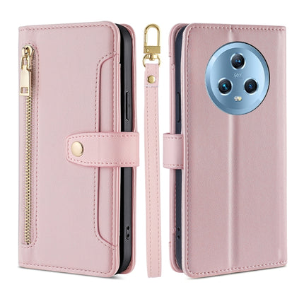 Sheep Texture Cross-body Zipper Wallet Leather Phone Case, For Nokia G22, For Honor Magic5, For Honor Magic5 Pro, For Honor X5 4G