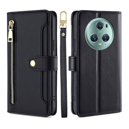 Sheep Texture Cross-body Zipper Wallet Leather Phone Case, For Honor Magic5 Pro, For Honor X5 4G, For Honor X40, For OnePlus Ace 2V 5G