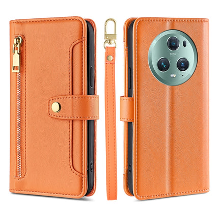 Sheep Texture Cross-body Zipper Wallet Leather Phone Case, For Honor Magic5 Pro, For Honor X5 4G, For Honor X40, For OnePlus Ace 2V 5G