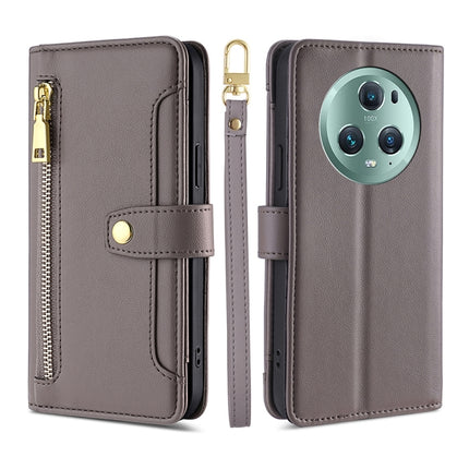 Sheep Texture Cross-body Zipper Wallet Leather Phone Case, For Honor Magic5 Pro, For Honor X5 4G, For Honor X40, For OnePlus Ace 2V 5G