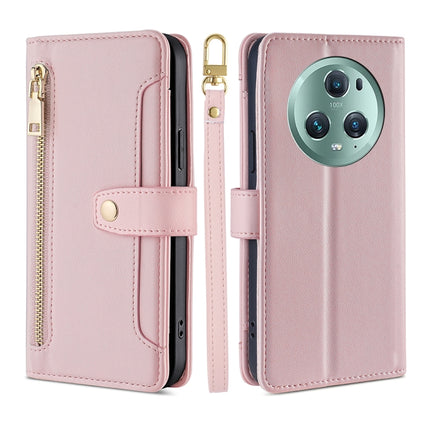 Sheep Texture Cross-body Zipper Wallet Leather Phone Case, For Honor Magic5 Pro, For Honor X5 4G, For Honor X40, For OnePlus Ace 2V 5G