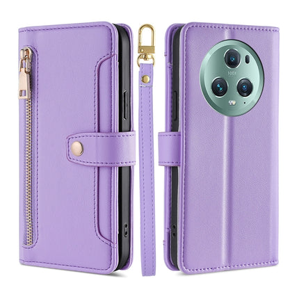 Sheep Texture Cross-body Zipper Wallet Leather Phone Case, For Honor Magic5 Pro, For Honor X5 4G, For Honor X40, For OnePlus Ace 2V 5G