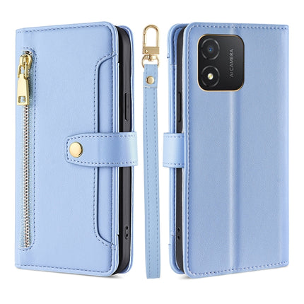 Sheep Texture Cross-body Zipper Wallet Leather Phone Case, For Honor Magic5 Pro, For Honor X5 4G, For Honor X40, For OnePlus Ace 2V 5G