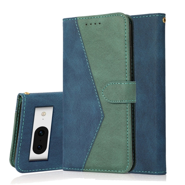 Dual-color Stitching Leather Phone Case, For Google Pixel 8, For Google Pixel 8 Pro, For Google Pixel 7 5G, For Google Pixel 7 Pro 5G